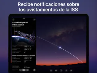 Sky Guide: avisos y seguimiento de la ISS